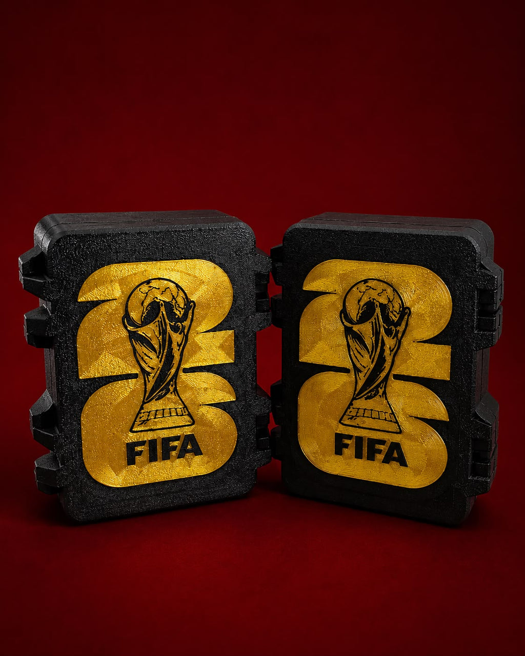 Caixa Porta Figurinhas Copa do Mundo Personalizada com Nome