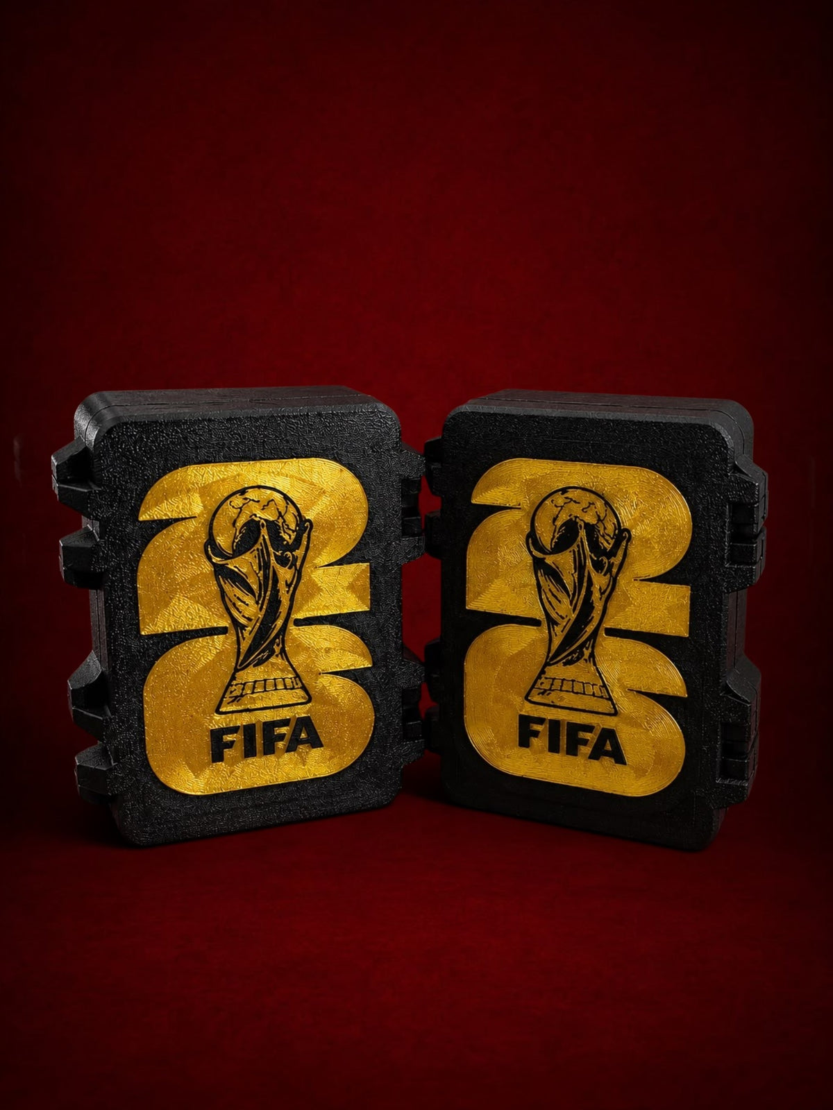 Caixa Porta Figurinhas Copa do Mundo Personalizada com Nome